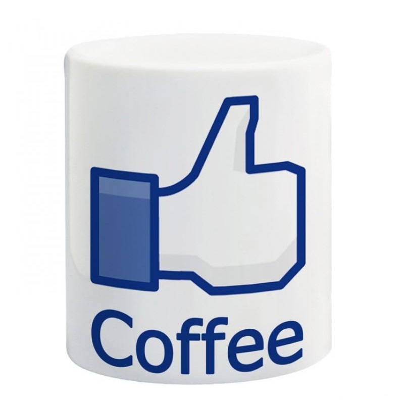 כוס קפה רגיש לחום ובעיצוב של  "לייק"